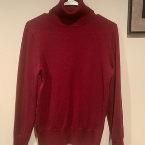 Faded glory Burgundy turtle neck sweater size M